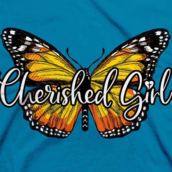 Kerusso Cherished Girl Butterfly Transformation Adult Woman's T-Shirt - NWT - Picture 4 of 5